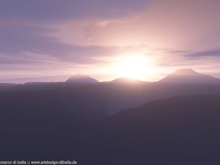Bild: Mountain Sunset